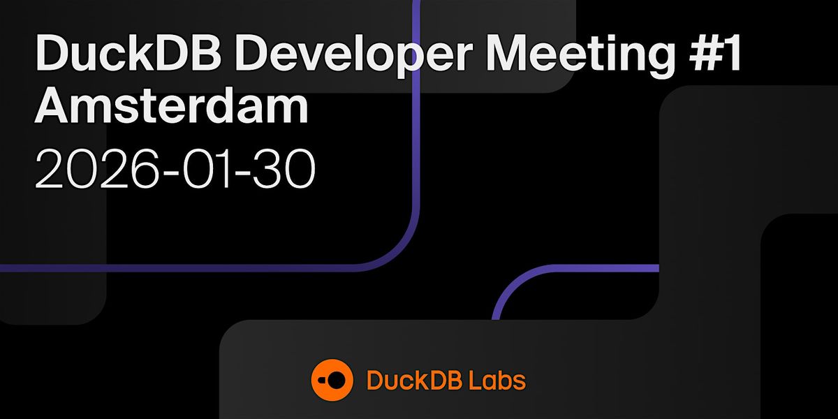 DuckDB Developer Meeting #1