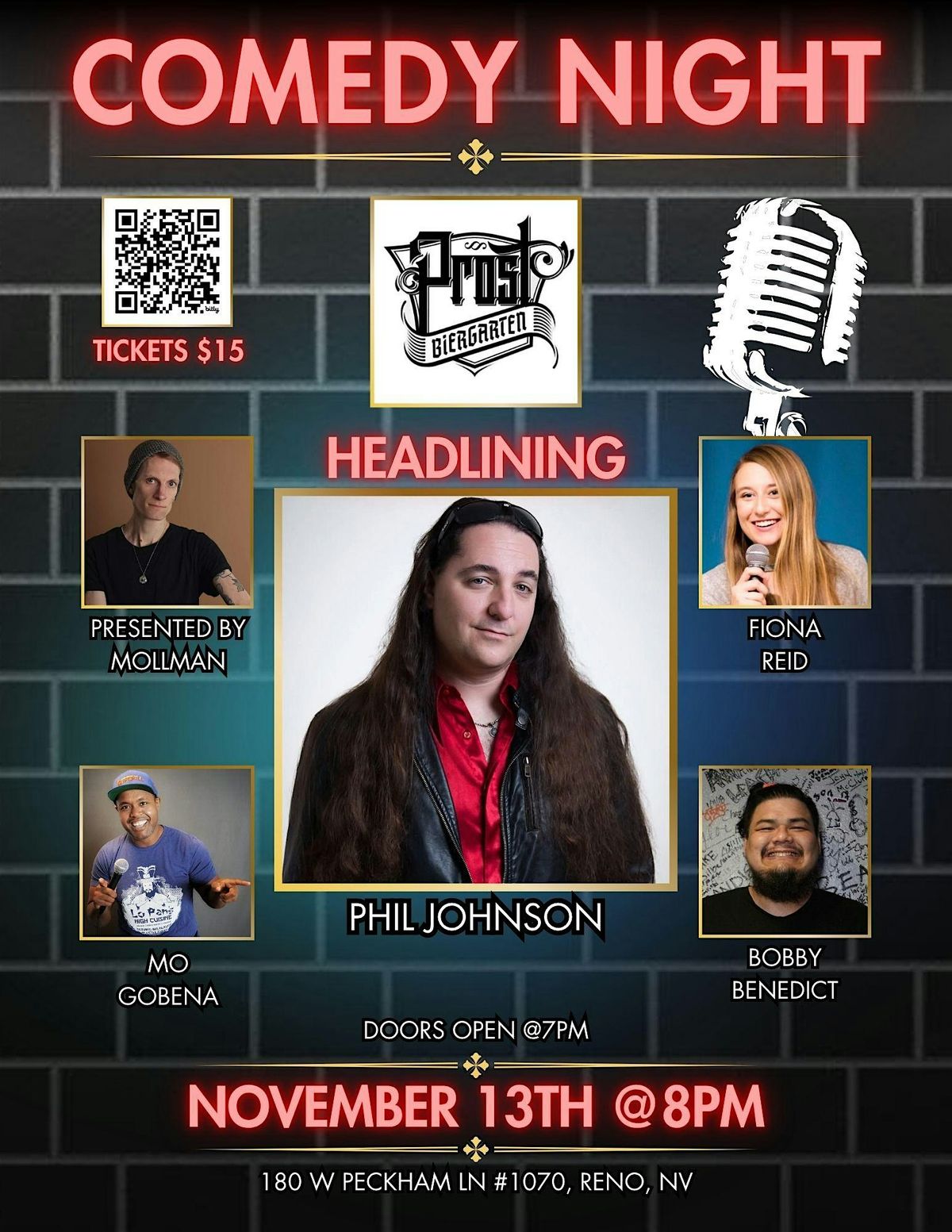 Comedy Night at Prost Biergarten