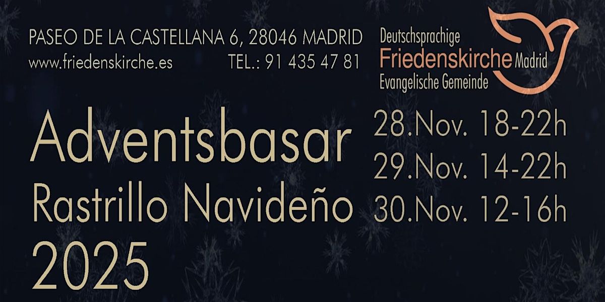 Adventsbasar \/ Mercadillo de Navidad 2025