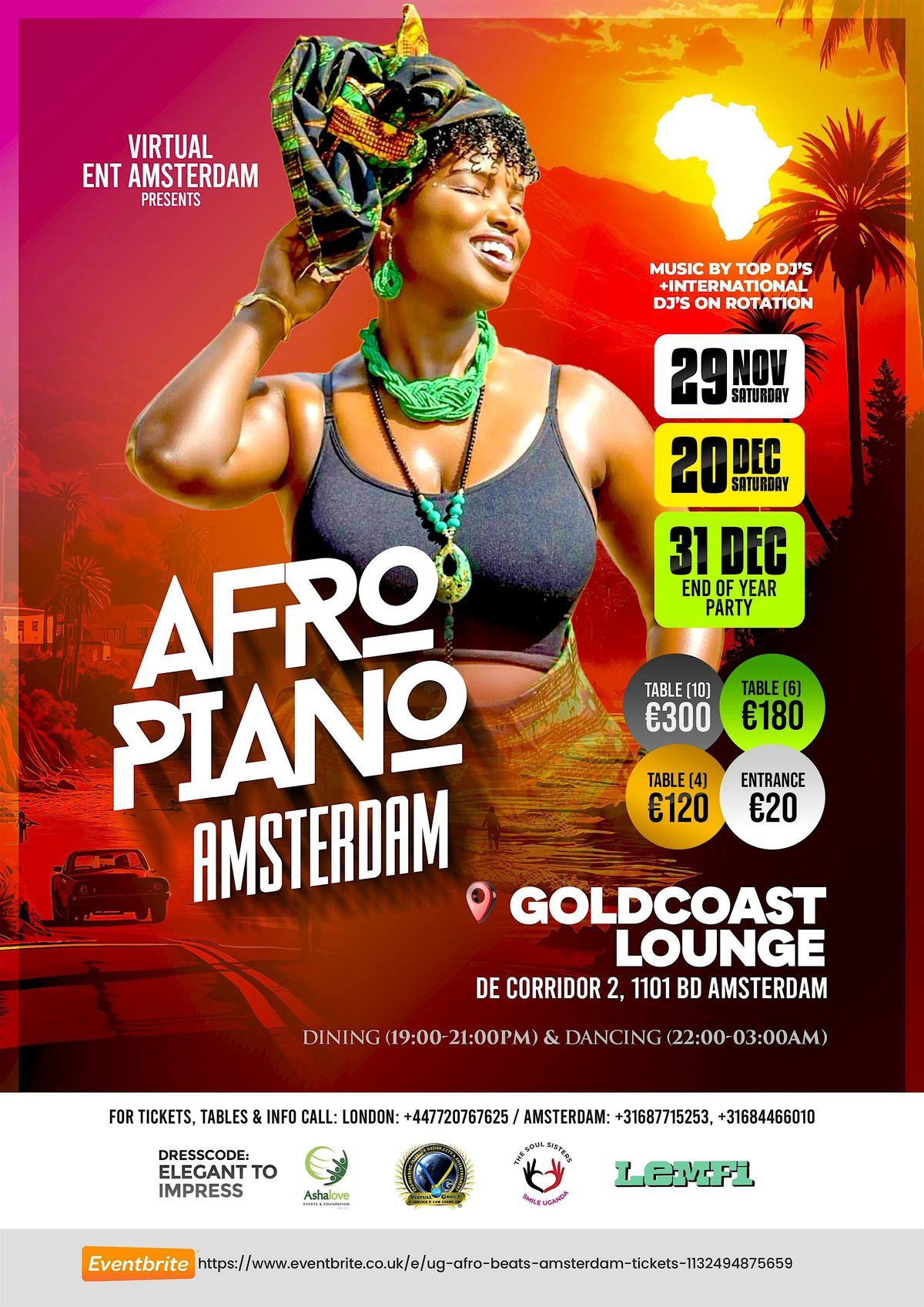 AFRO PIANO  AMSTERDAM