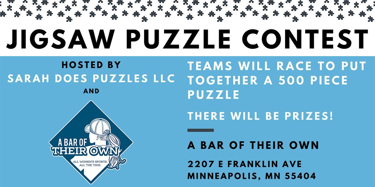 HALLOWEEN Team Jigsaw Puzzle Contest at A Bar Of Their Own - October 2025