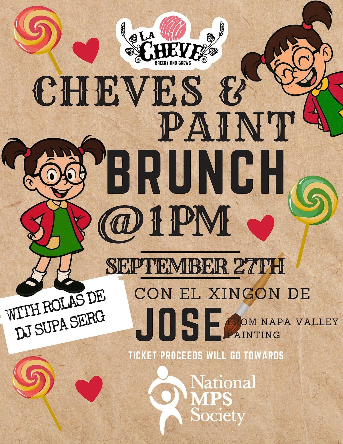 Cheves & Paint Brunch: Donation para la comunidad