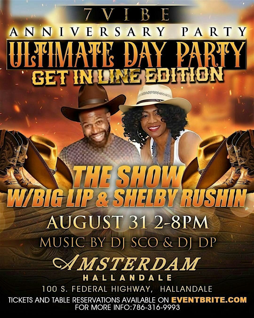 7VIBE ULTIMATE DAY PARTY "GET IN LINE EDITION" w\/BIG LIP & SHELBY RUSHIN