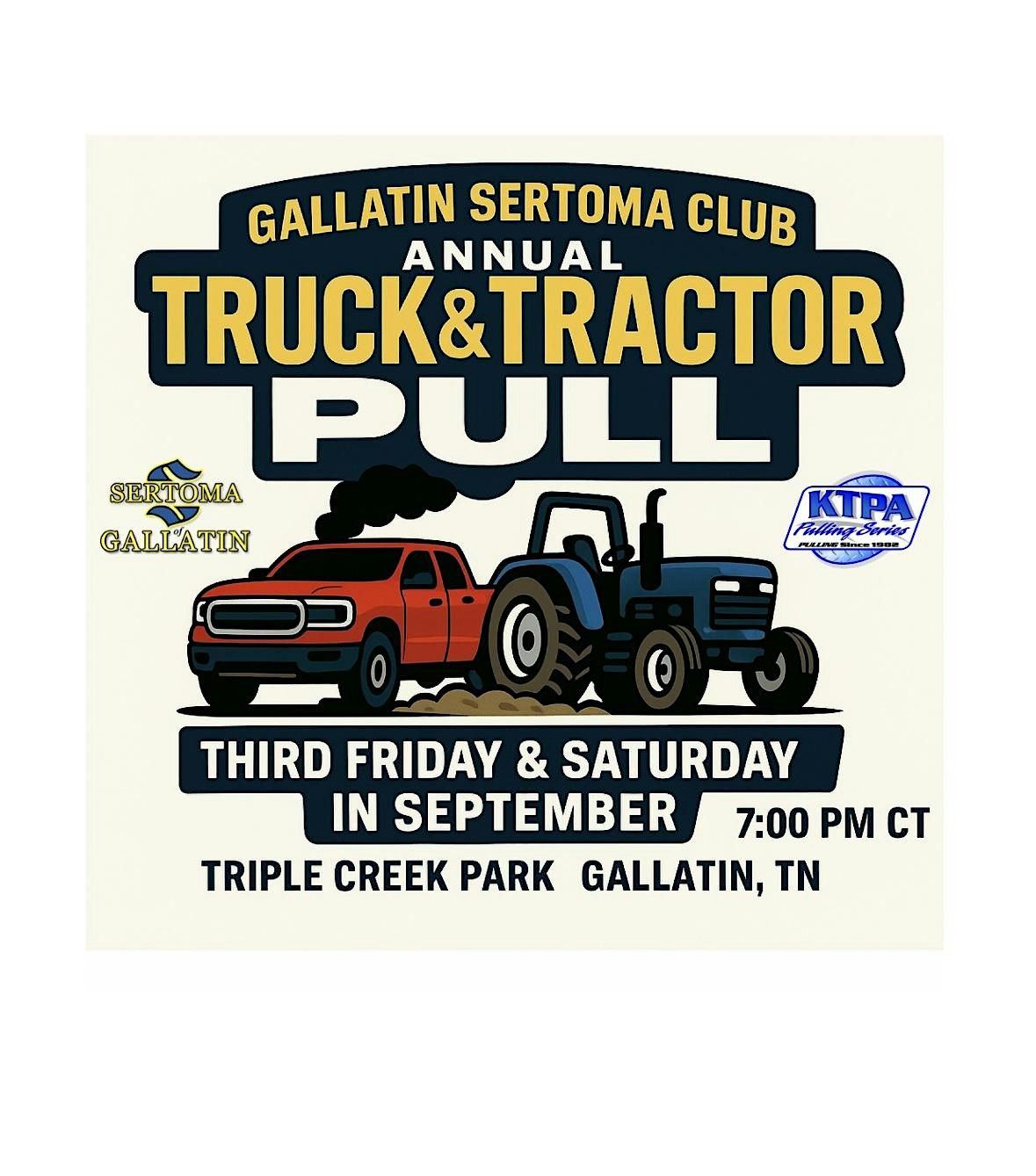 Gallatin Sertoma Club Truck & Tractor Pull (NIGHT 2 - 9\/20\/25)