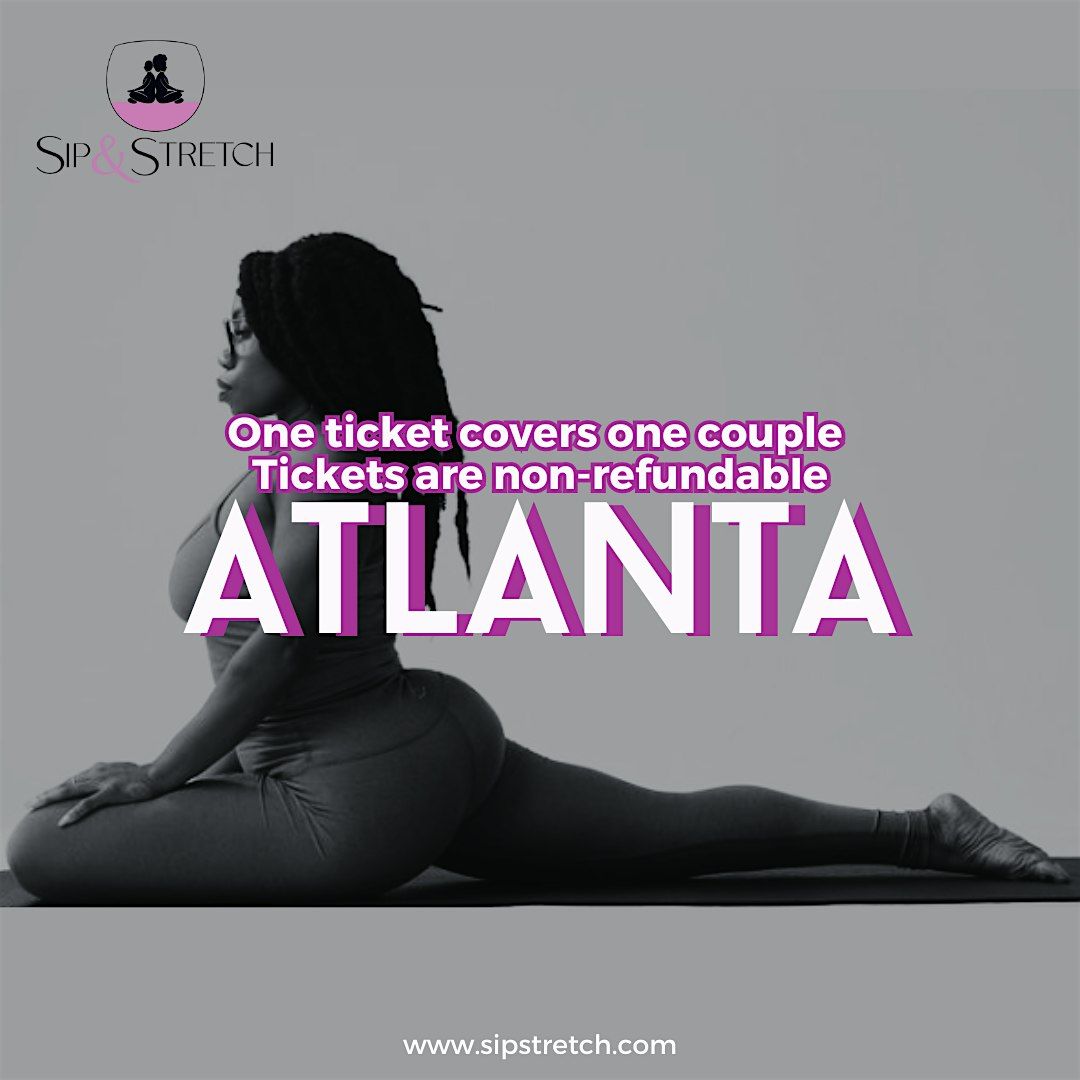 OCT 5 \u2013 3PM | ATLANTA | Sip & Stretch Couples Yoga Date Night