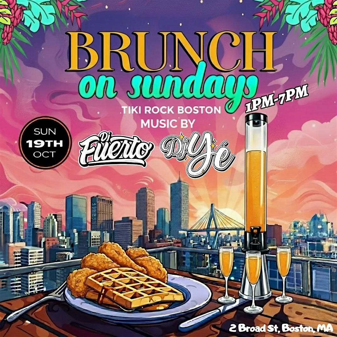 BOSTON's HOTTEST HANGOVER BRUNCH!! at Tiki Rock Boston