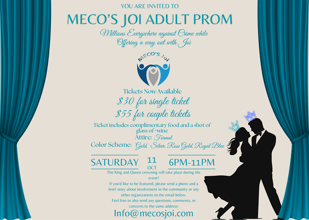 Mecos Joi Foundation Adult Prom