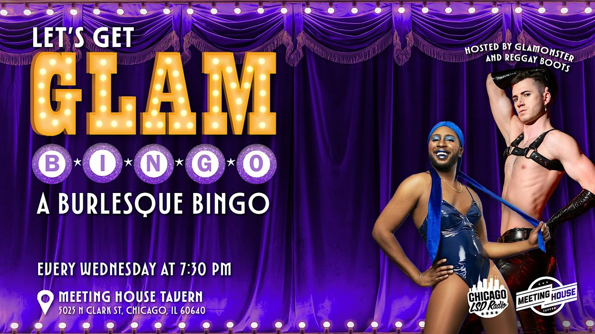 LET'S GET GLAM BURLESQUE BINGO