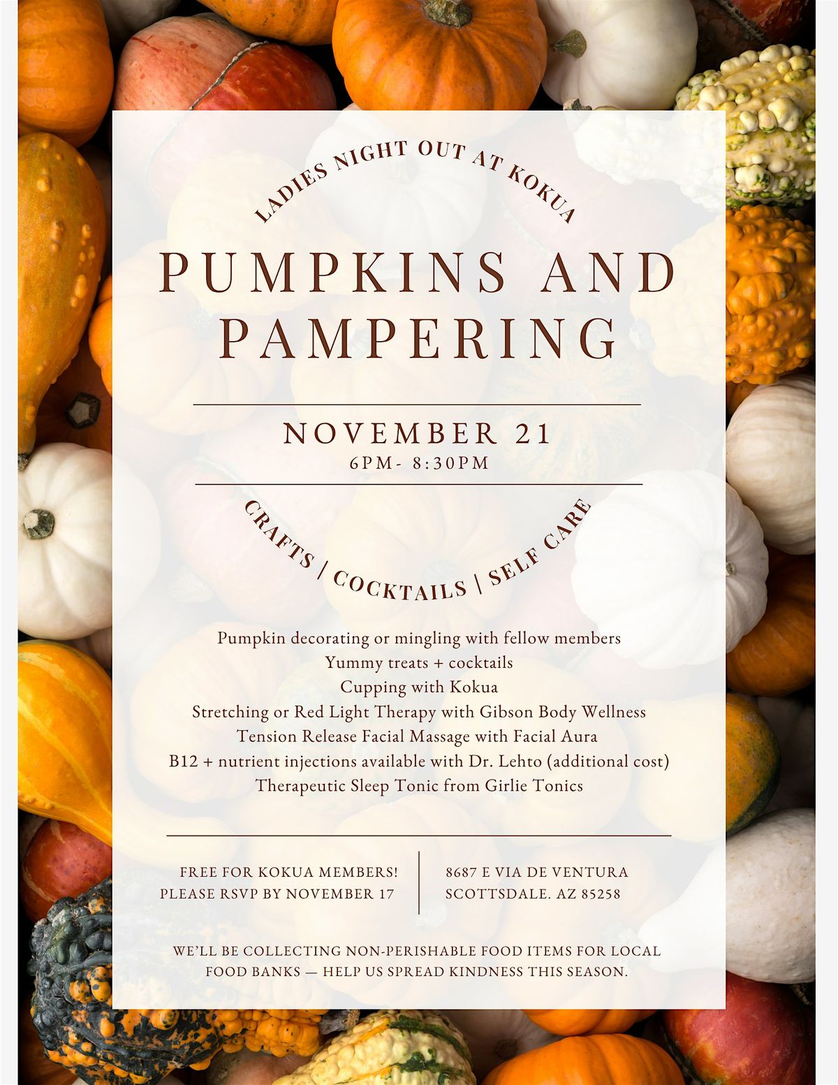 Pumpkins and Pampering