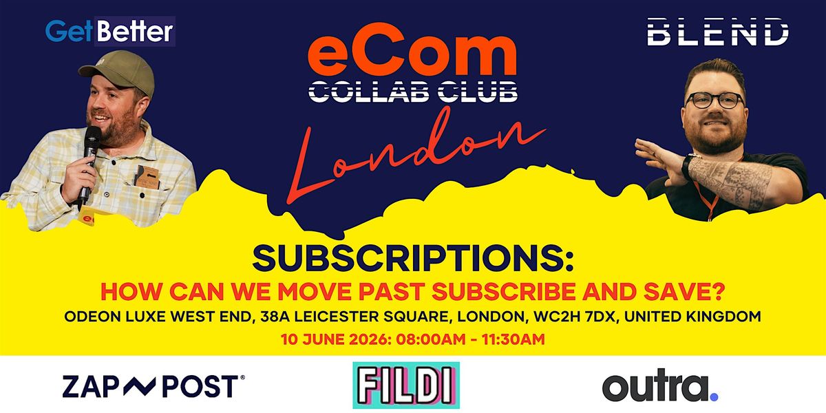eCom Collab Club\u00ae (London) 10 June 2026