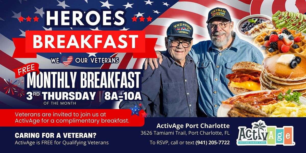 Heroes Breakfast - Port Charlotte Veterans