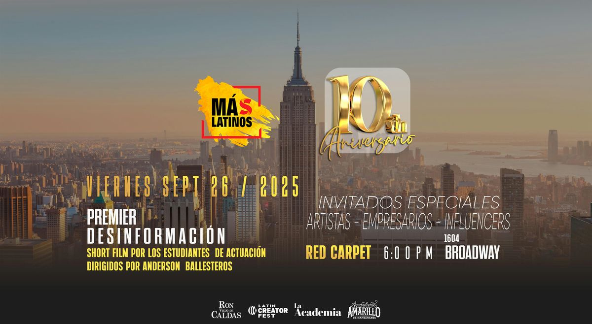 M\u00e1s Latinos Celebraci\u00f3n 10 Aniversario