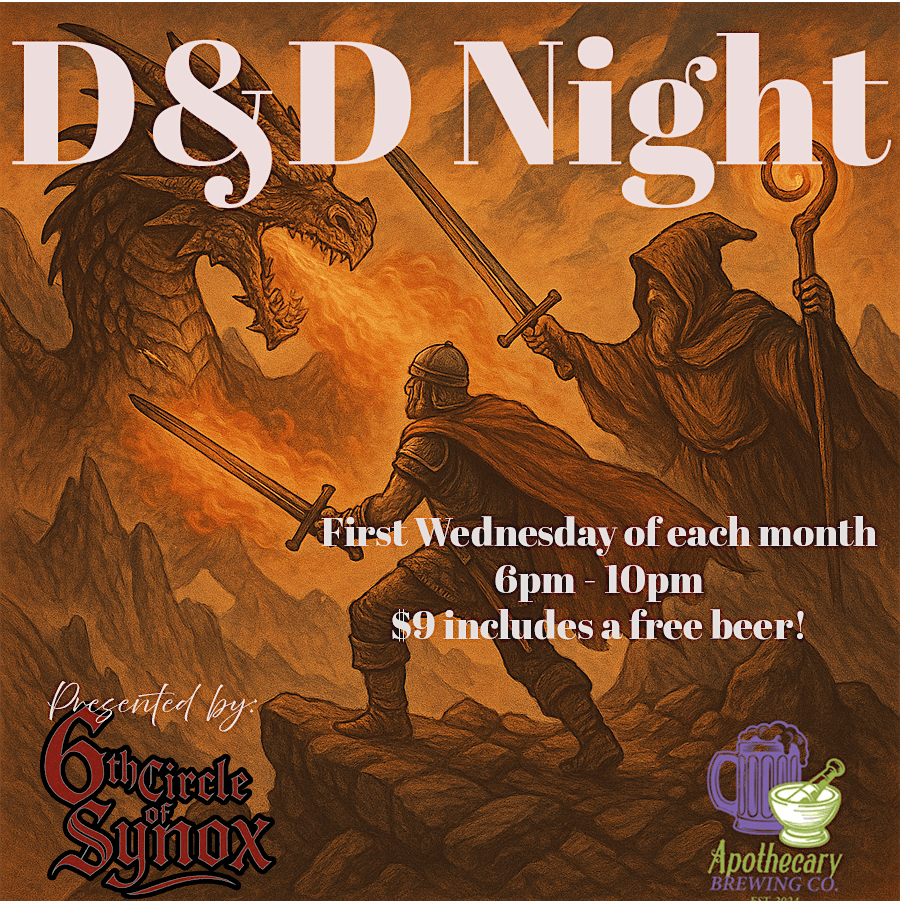 D&D Night at Apothecary Brewing
