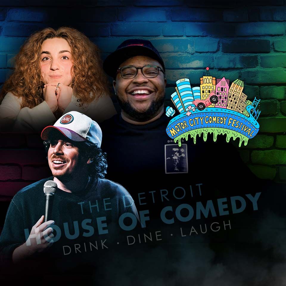 Miranda Meadows, Adam Fynke and Alan Peterson at Detroit House of Comedy