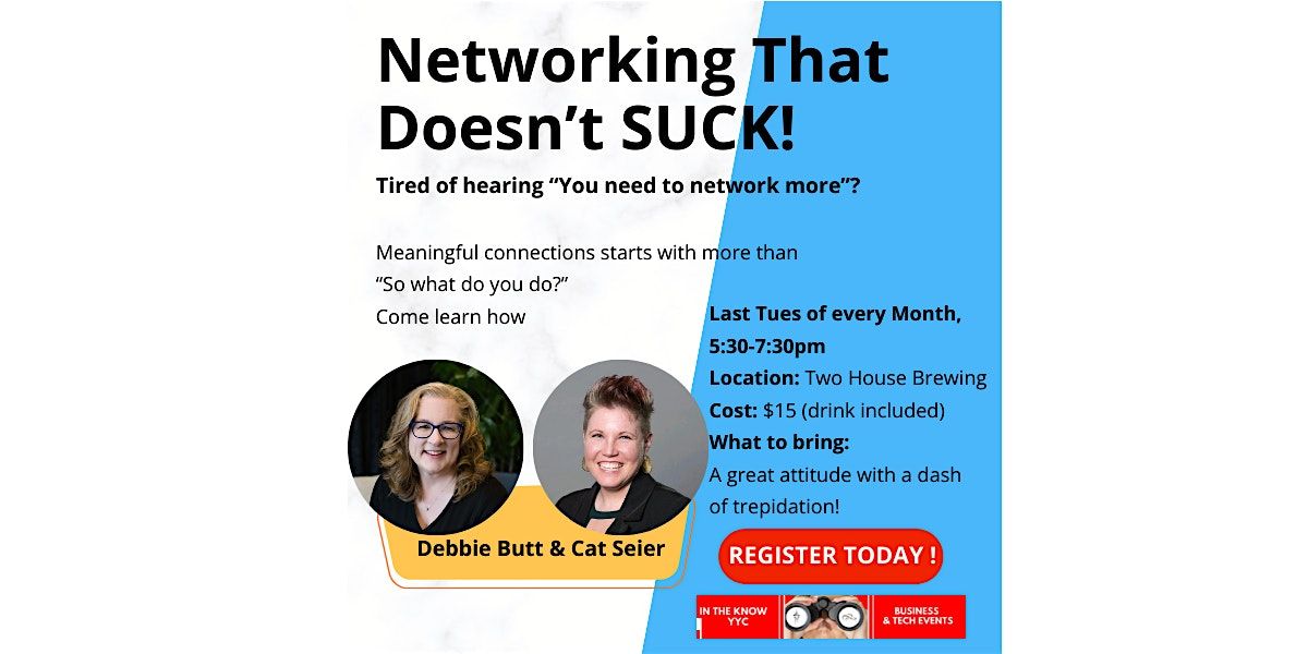 Networking That Doesn't Suck