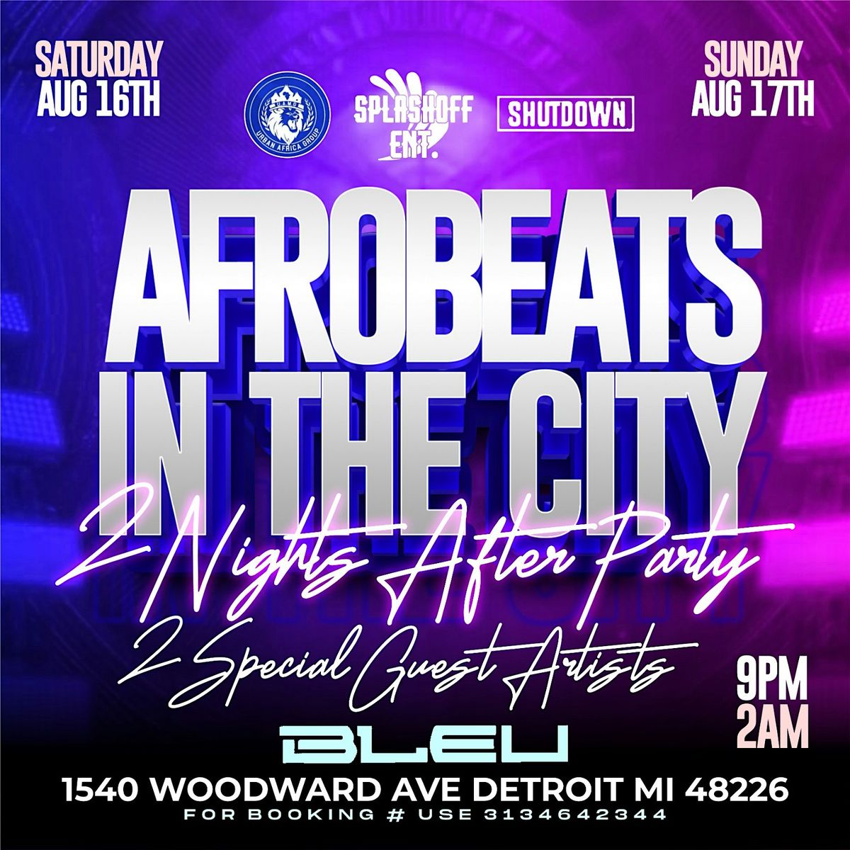 AFROBEATS in the City. After Party