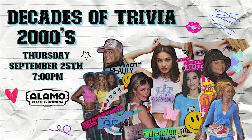 2000's Pop Culture Trivia at Alamo Drafthouse Cinema Woodbridge
