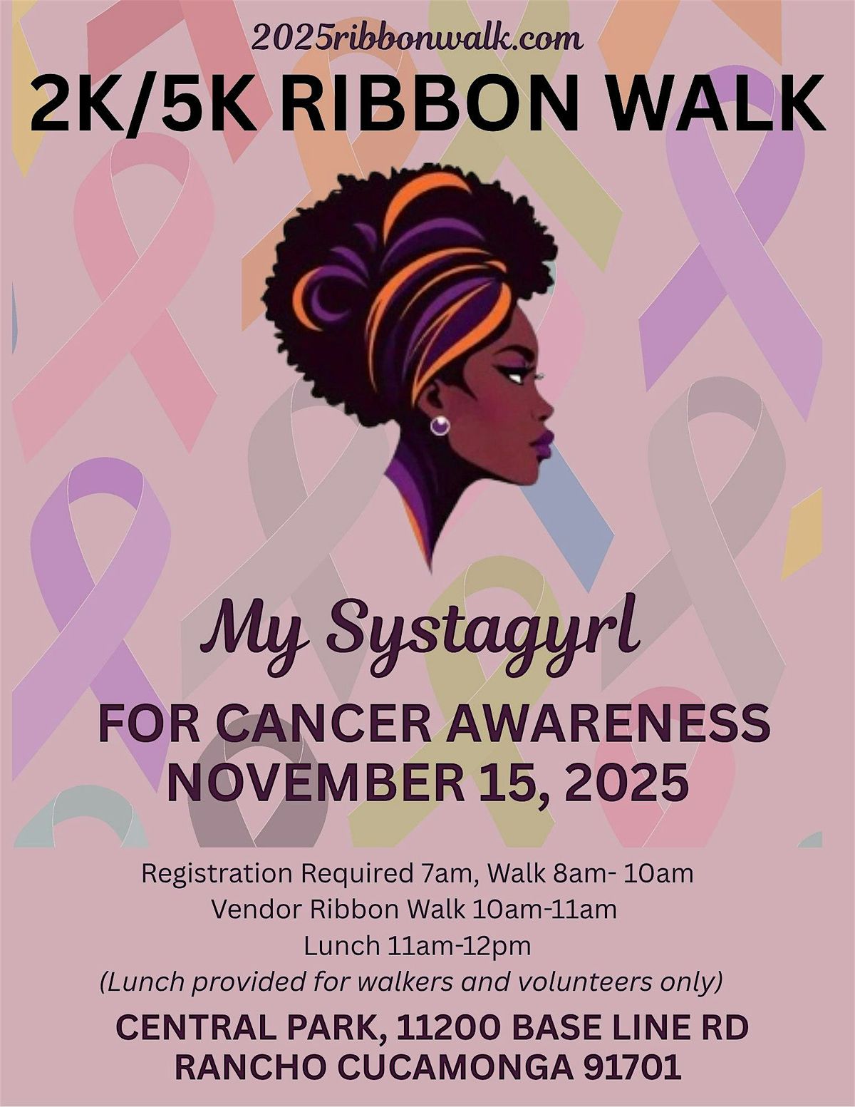 2K\/5K CANCER AWARENESS RIBBON WALK