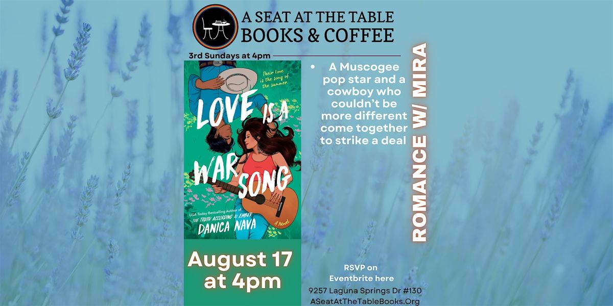 Romance Book Club w\/ Mira: Love is a War Song