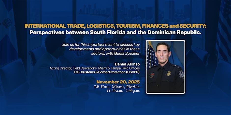 INTERNATIONAL TRADE, LOGISTICS, TOURISM, FINANCES and SECURITY