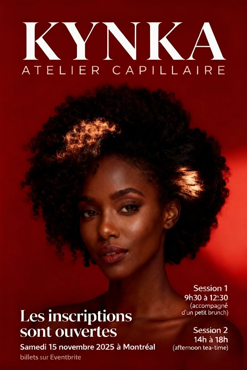 Kynka : Atelier capillaire (cheveux cr\u00e9pus)