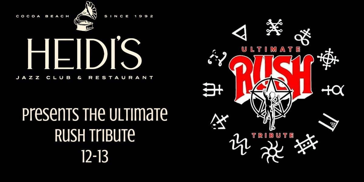 Ultimate Rush Tribute Debut at Heidi's Jazz Club
