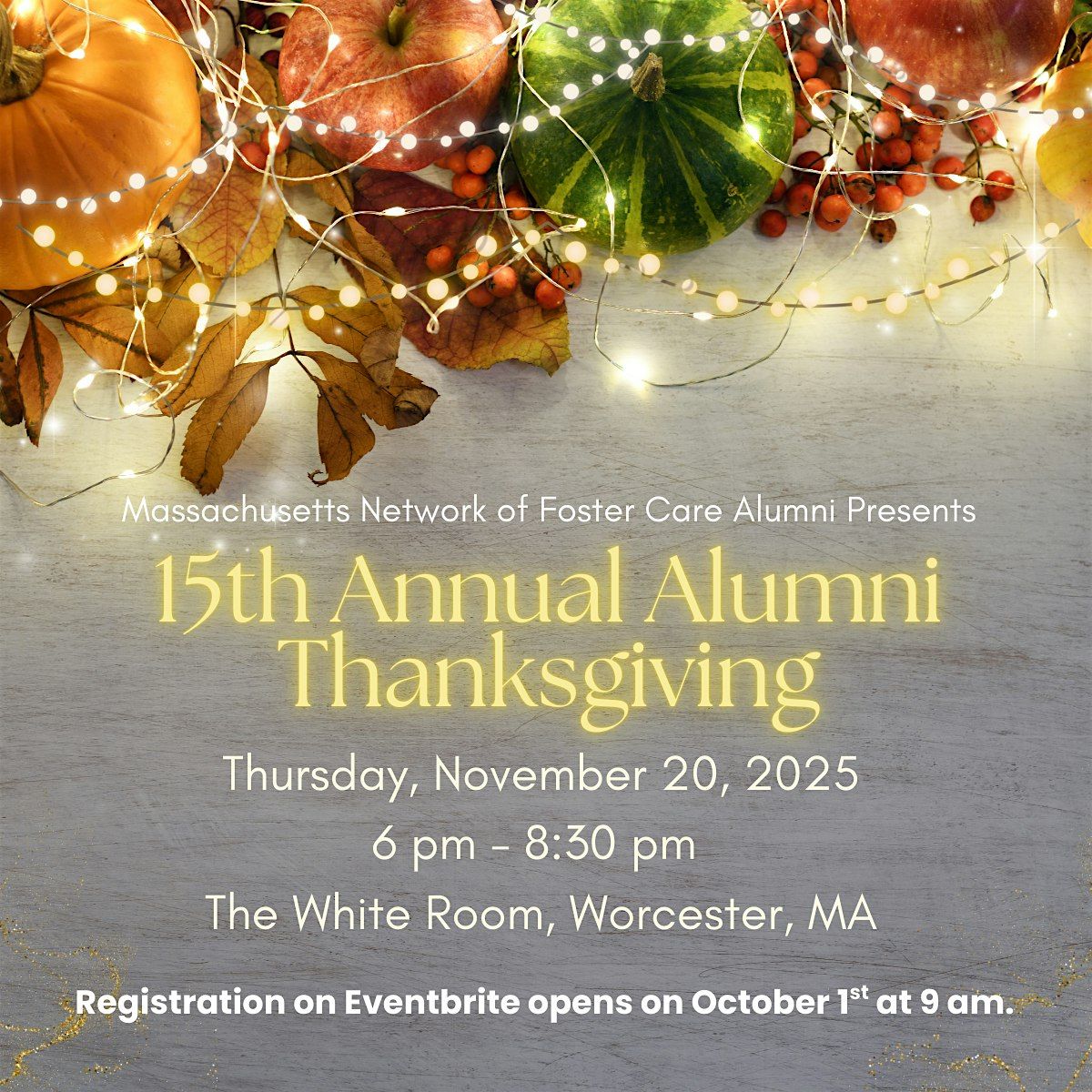 15th Annual Alumni Thanksgiving
