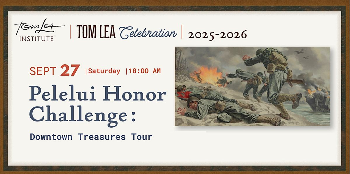 Peleliu Honor Challenge: Downtown Treasures Tour