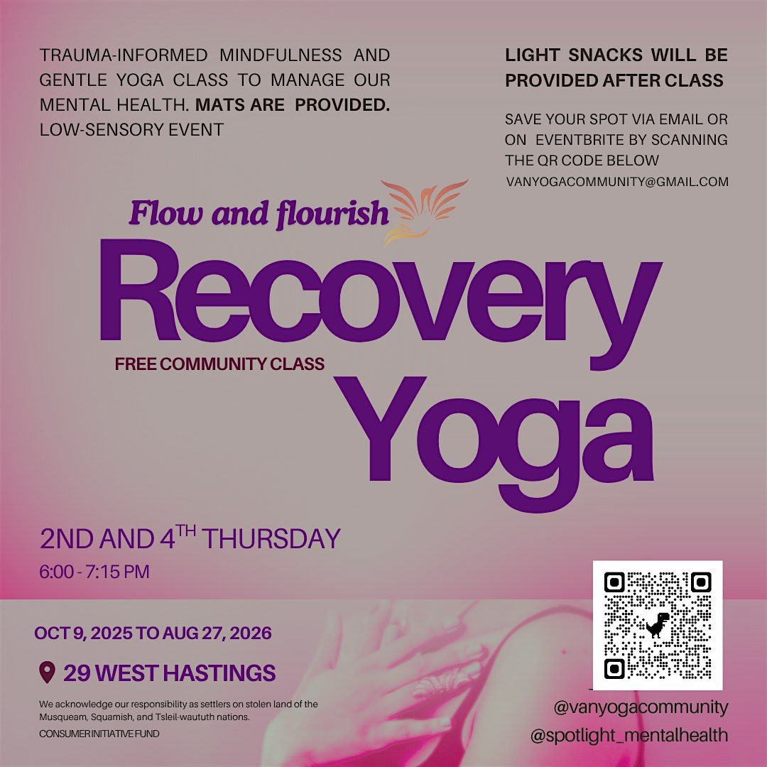 Flow and Flourish: Recovery Yoga