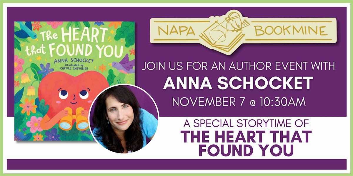 Storytime and Author Event with Anna Schocket
