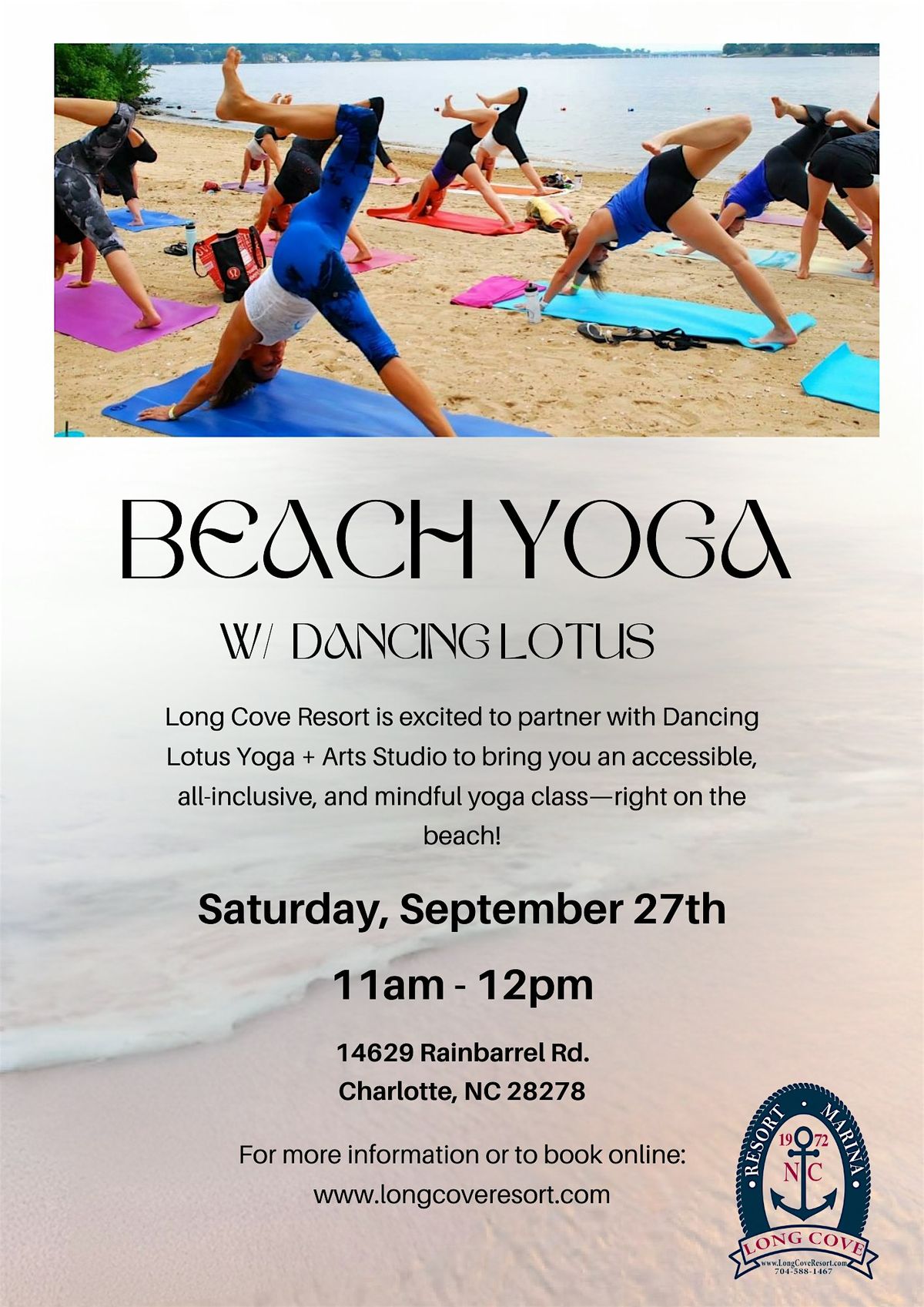Beach Yoga with Dancing Lotus | Long Cove Resort \u2728