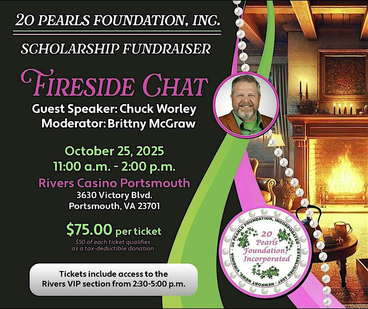 20 Pearls Foundation Fireside Chat Scholarship Fundraider