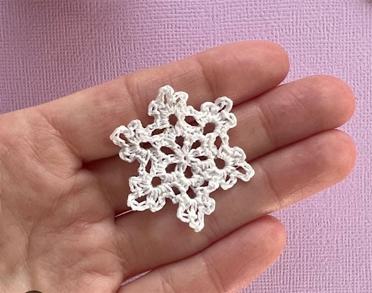 Learn to Crochet Snowflakes