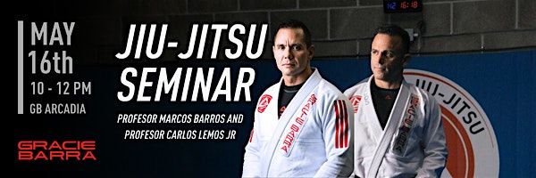 Professors Marcos Barros & Carlos Lemos Jr. BJJ Seminar