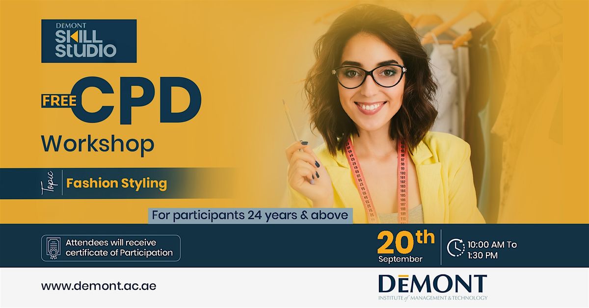 Free CPD Worlshop on the topic Fashion Styling
