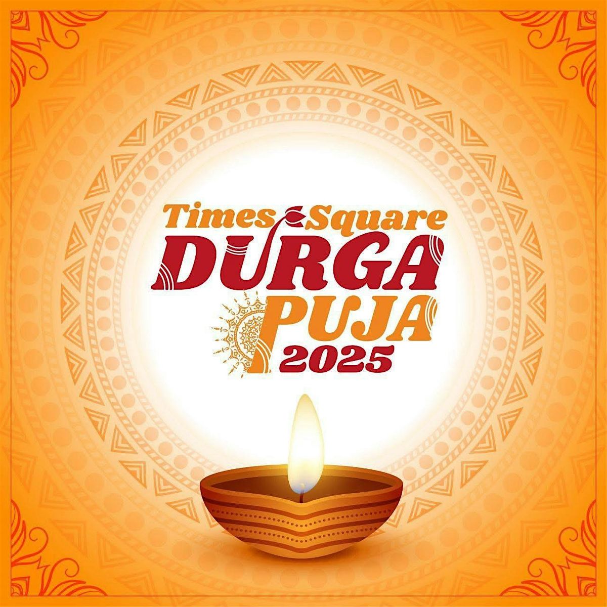 Times Square Durga Puja 2025