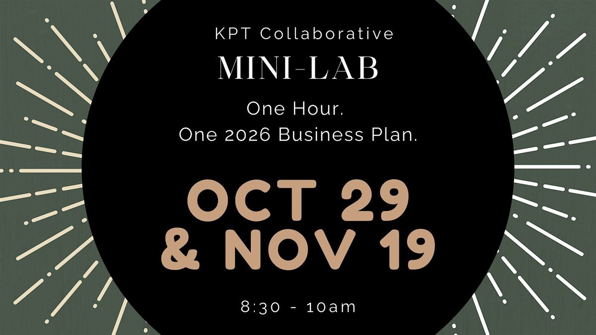 Mini - LAB: One Hour. One 2026 Business Plan.