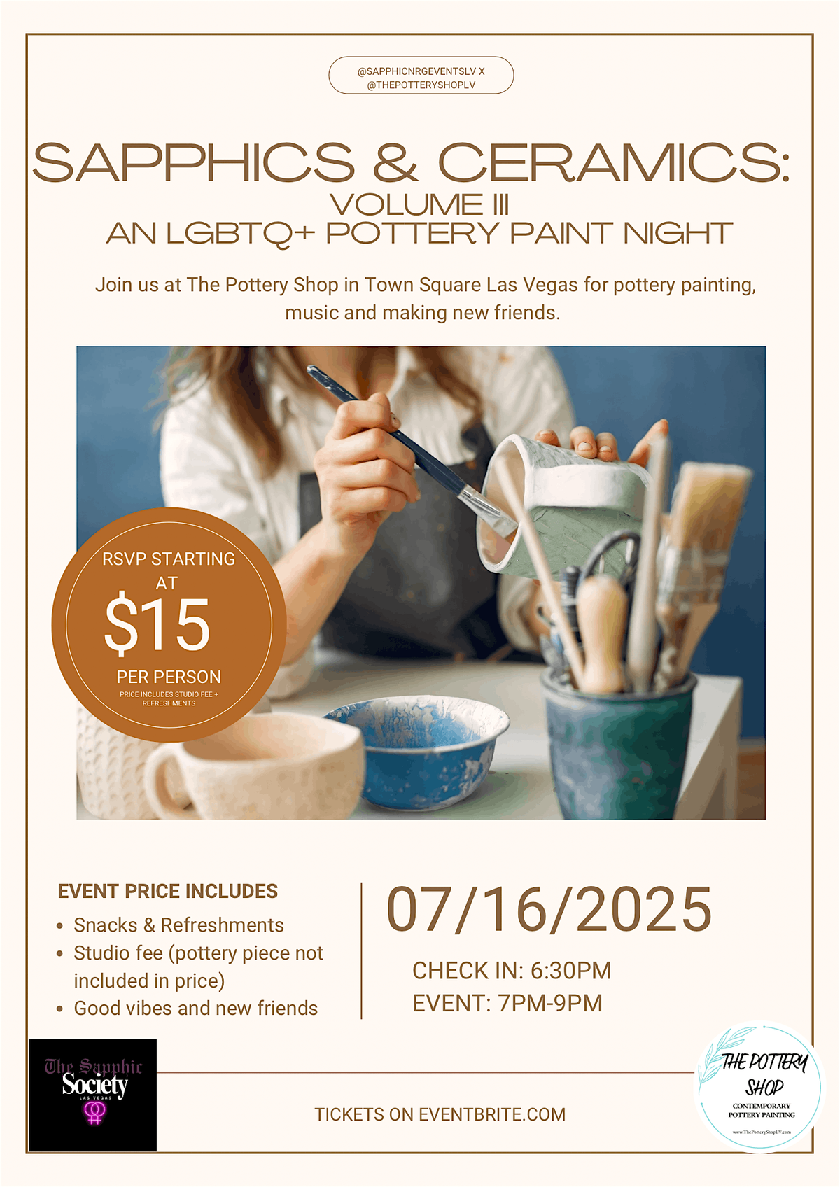 Sapphics and Ceramics Volume III: Hosted by The Sapphic Society