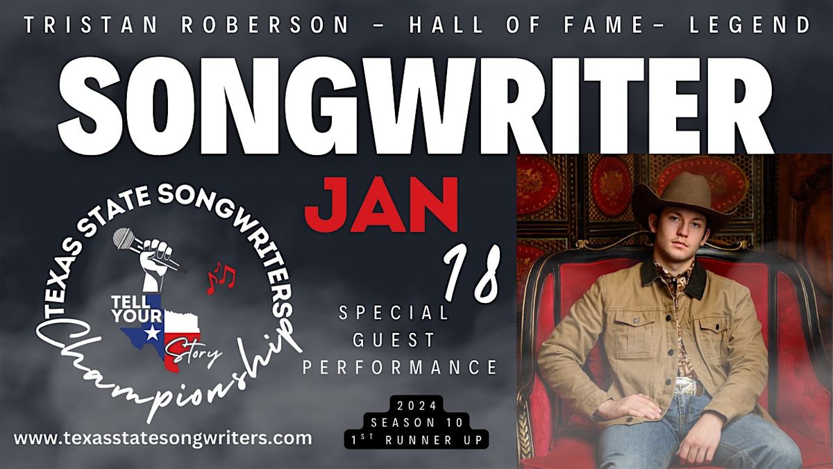 2025 Texas State Songwriters Championship Finale - Season 11 - Awards Show