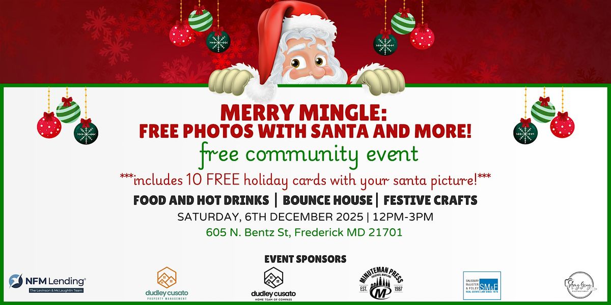 Frederick Merry Mingle: Free Photos with Santa and More!