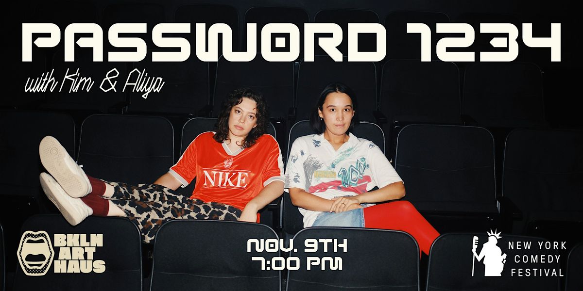Password 1234 as part of the New York Comedy Festival!