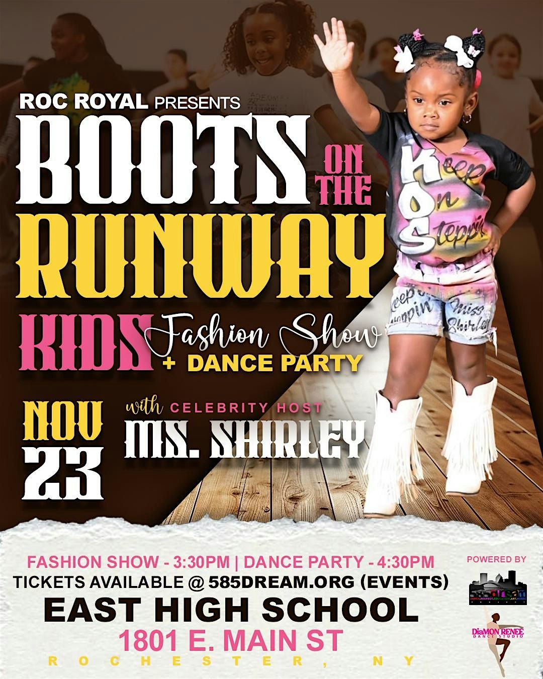 BOOTS ON THE RUNWAY KIDS FASHION SHOW\/DANCE PARTY