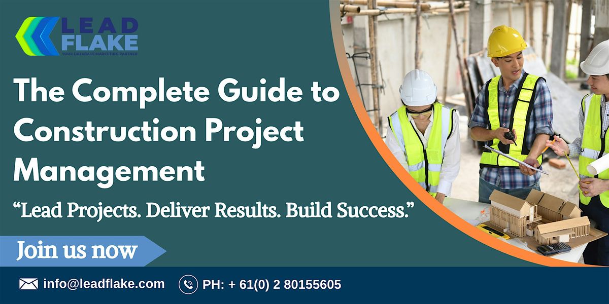 Construction Project Manager Workshop in Singapore