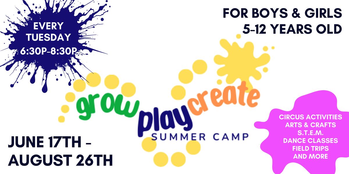 Gateway's Grow Play Create FREE Weekly Summer Camp