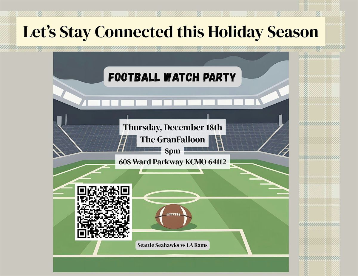 Football Watch Party (Seahawks vs Rams)