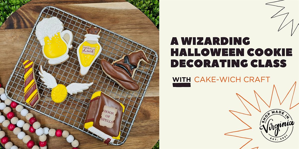 A Wizarding Halloween Cookie Decorating Class w\/ Cake-wich Craft