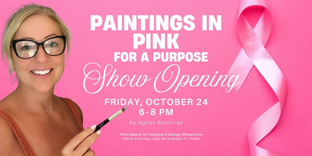 Paintings in Pink for Purpose