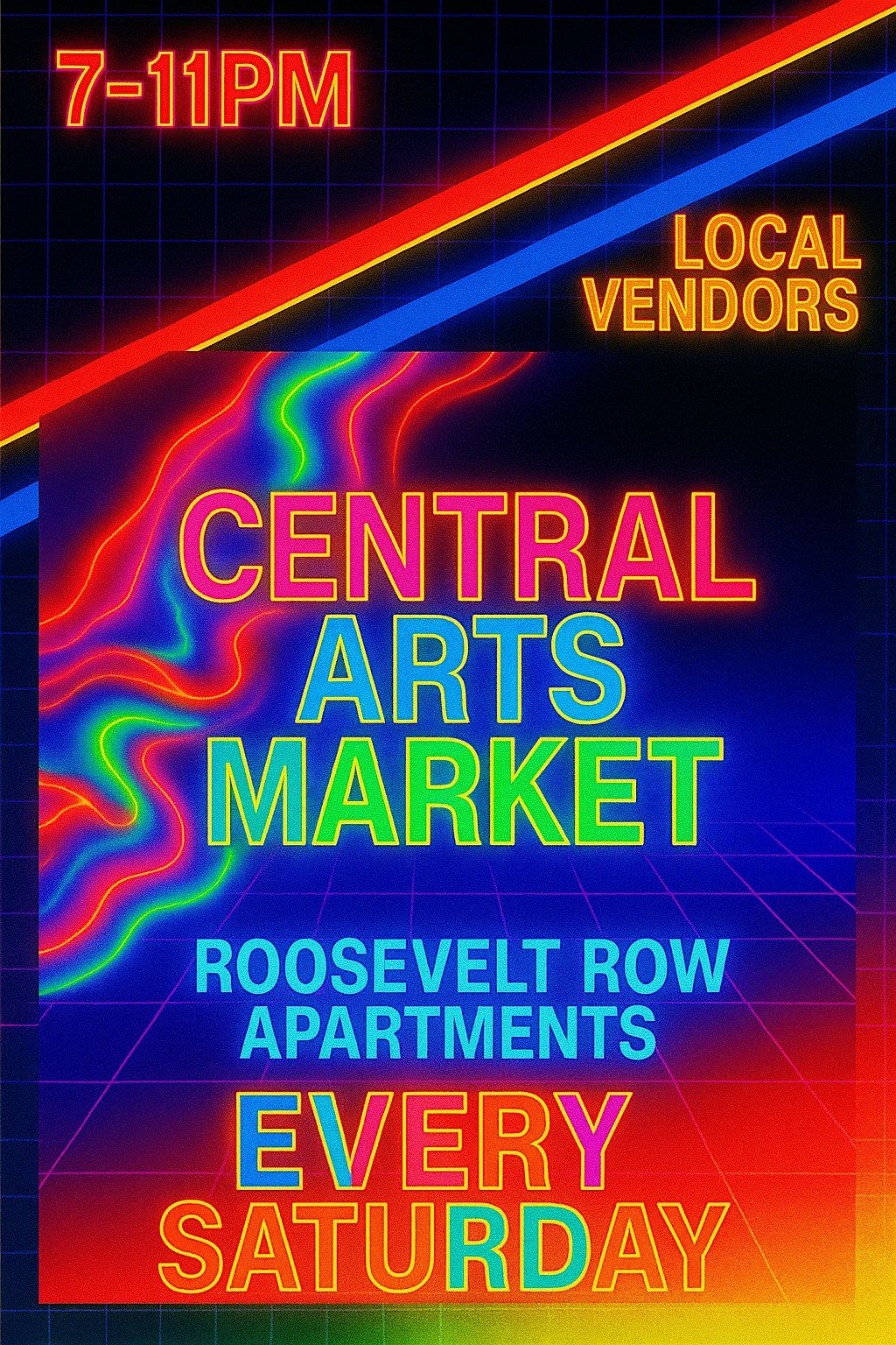 Saturday Night Arts Market on Roosevelt Row