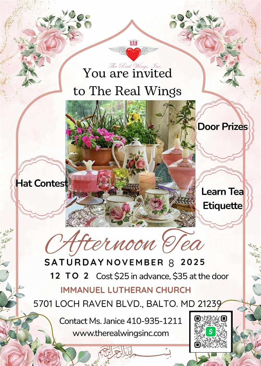 The Real Wings Annual Formal Afternoon Tea