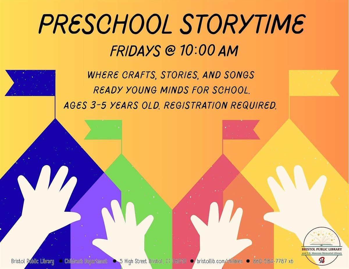 Preschool Storytime